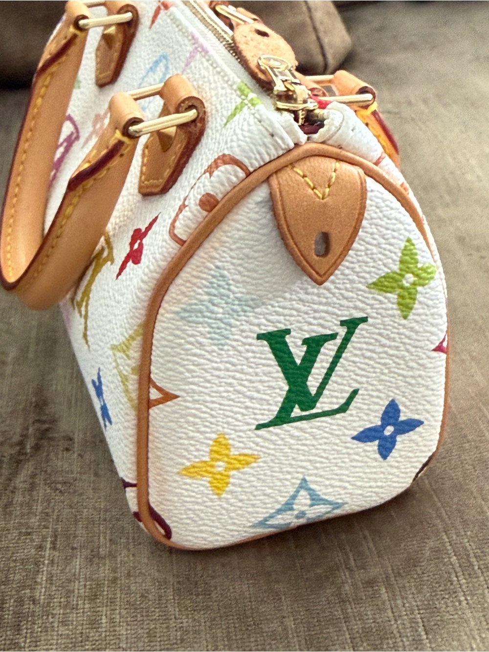 ✨ PRISTINE ✨💯% Authentic Louis Vuitton Multicolor Monogram Nano Speedy - Picture 4 of 12